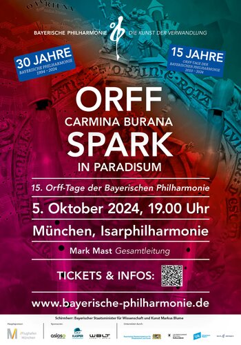 ORFF - Carmina Burana, 5. Oktober 2024, 19.00 Uhr | München, Isarphilharmonie