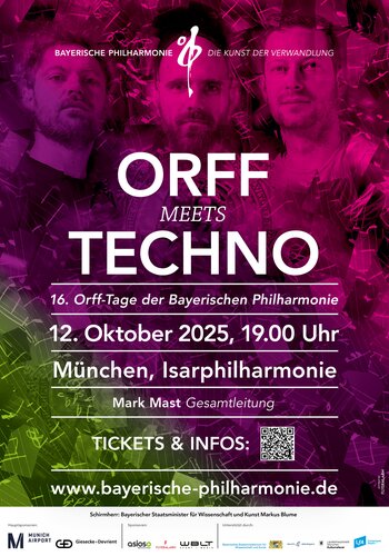 Orff meets Techno, 12. Oktober 2025, 19.00 Uhr | Isarphilharmonie, München