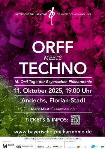 Orff meets Techno, 11. Oktober 2025, 19.00 Uhr | Florian-Stadl, Andechs